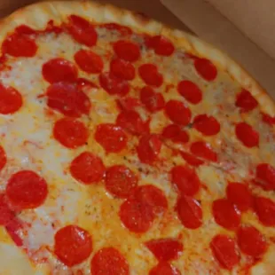 Infamous pepperoni pizza that we love
