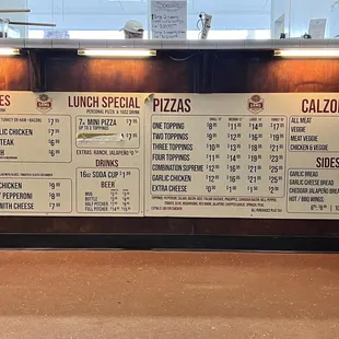 Current Menu