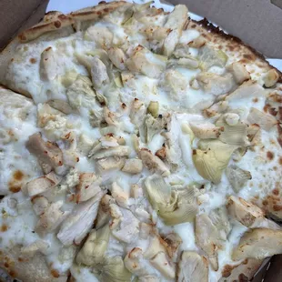 Personal chicken artichoke