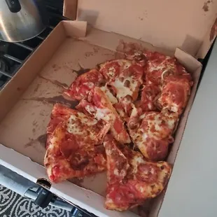 This is how we got our pizza..