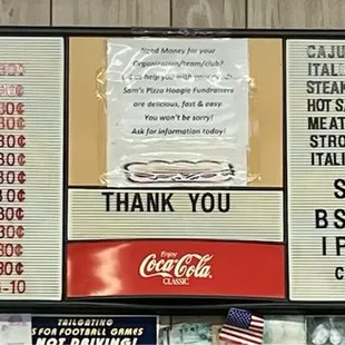 Menu Board