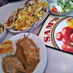 City Chicken and Piggy Omelette