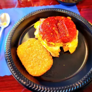 Egg and cheese biscuit