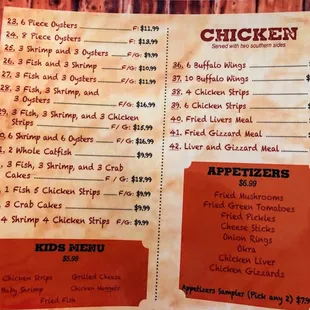 Menu page 2