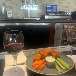 Wings and wine