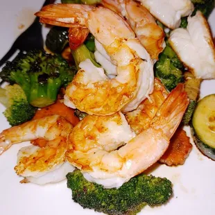 shrimp and broccoli