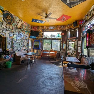 the inside of the restaurant