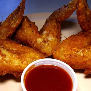 The wings are huge and flavorful!!