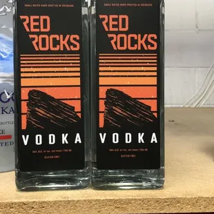 They now have the new Red Rocks Vodka. It's so Good!  Crazy smooth!