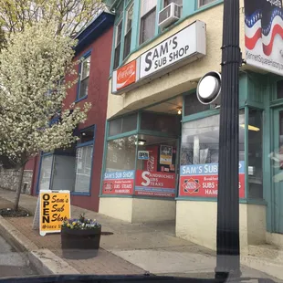 a view from inside a car