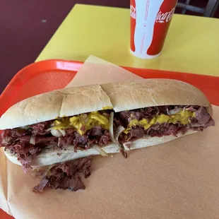 9.Hot Pastrami Sub