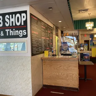 the inside of the store