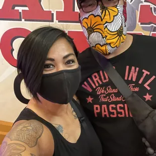 Family bowling night out