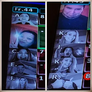 You can add photos to the name screen, so funnnn