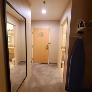 Inside Hotel Room Door