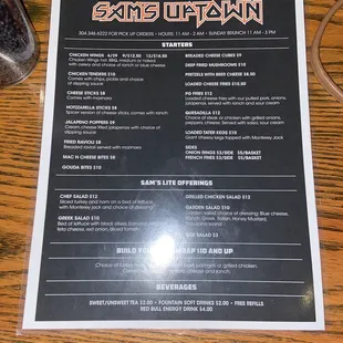 Getting ready to order