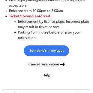 Online Parking via Parklinq