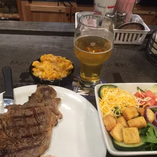 Ribeye Salad Mac n Cheese $14.95