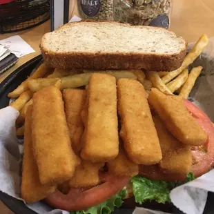 Cod sandwich