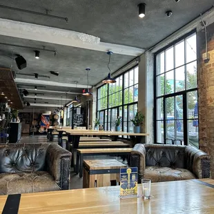 the interior of the restaurant
