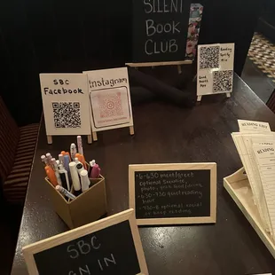 Silent book club!