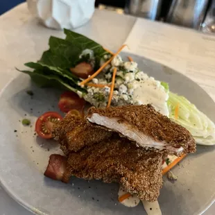 Fried Chicken Wedge Salad