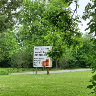 Samuel T. Bryant Distillery sign.