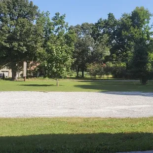 The view from the front porch of the Distillery while rocking in a glider Rocker.