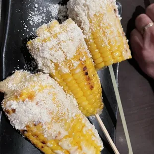 Miso grilled corn