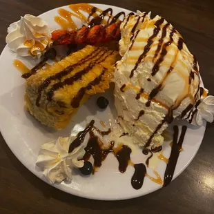 Fried cheesecake