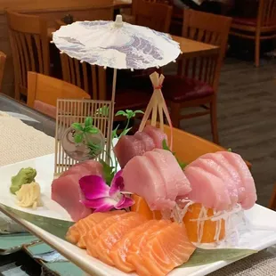 sushi and sashimi