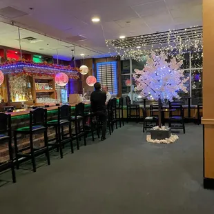 Inside: Cherry blossom theme