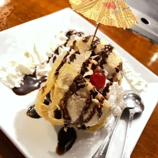 Fried ice cream