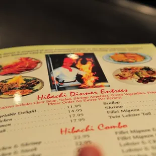 menu, soups and chowder
