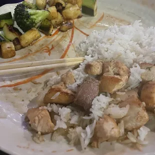 Hibachi Chicken &amp; Steak Dinner