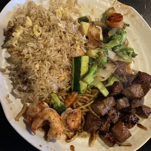 That plate of beef teriyaki scrumptiousness