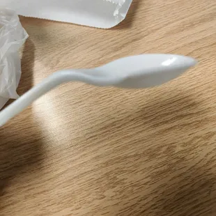 Spoon seconds after trying to stir my ramen.