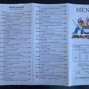 Menu - Back (Feb 2022)