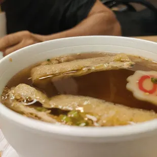 2 things floating on top, I don't even know what it was.