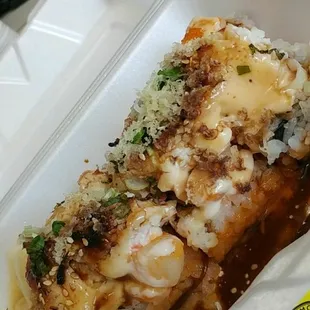 Baked Scallop Roll