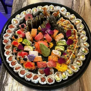 Sushi platter