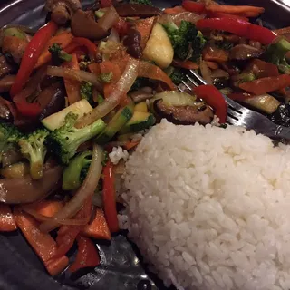 Vegetable Hibachi Lunch