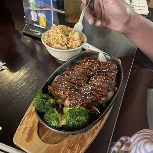 Beef Teriyaki with Fried Rice