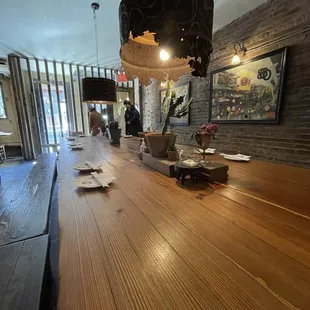 Long table inside
