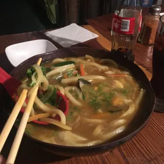 Seafood Curry Udon