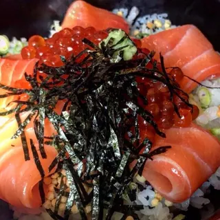 Salmon Ikura Don