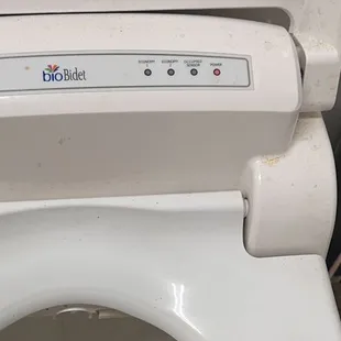 Filthy toilet seat