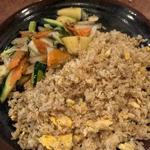 Fried rice, Vegetables