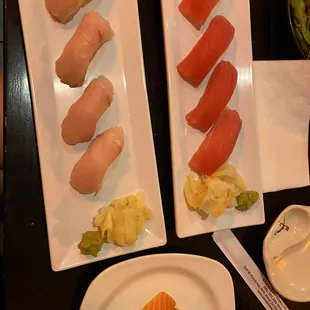 a variety of sushi