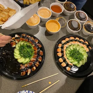 Sushi platters
